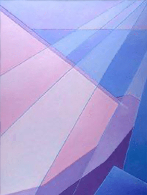 A painting titled "Sloop Off Saba"